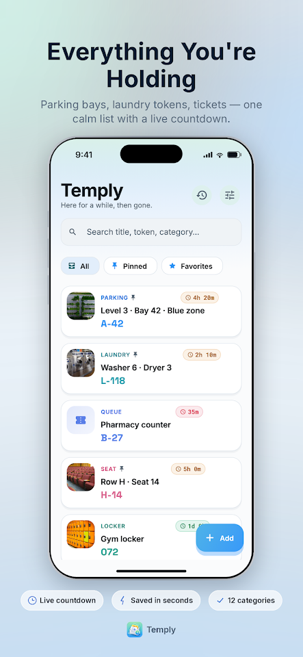 iSlip: Notes That Auto Expire screenshot
