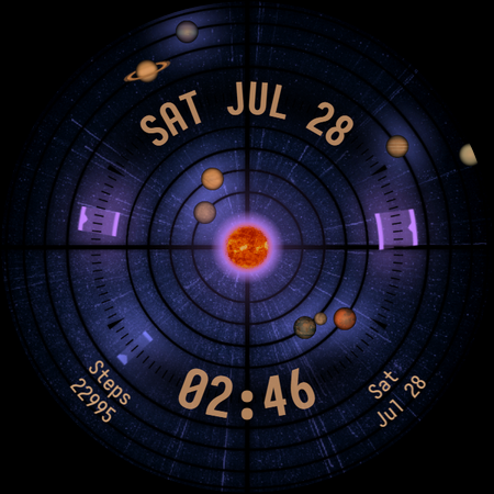 Cosmo Phase Watch Face screenshot