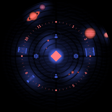 Cosmo Phase Watch Face screenshot