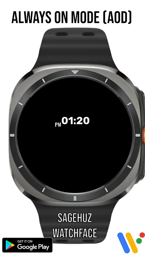 A009 Car Headlights Watchface screenshot