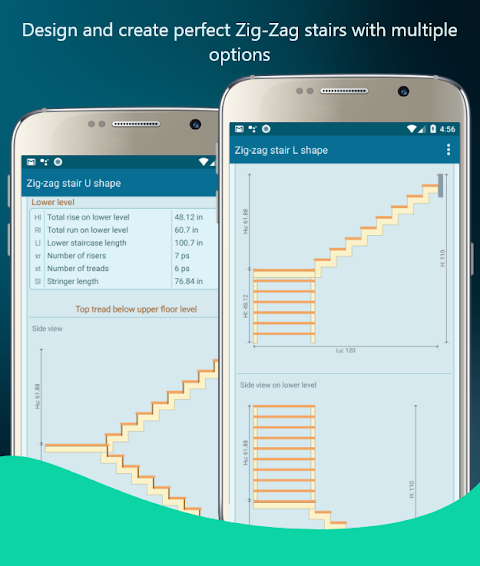 Stairs-X Pro Stairs Calculator screenshot