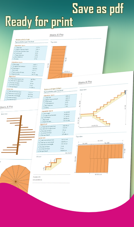 Stairs-X Pro Stairs Calculator screenshot