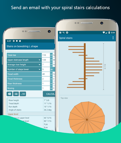 Stairs-X Pro Stairs Calculator screenshot