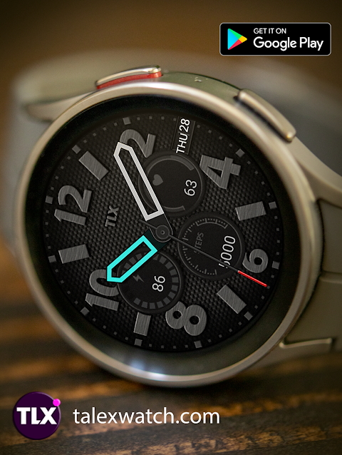 Vary Hands Graphite Watch Face screenshot