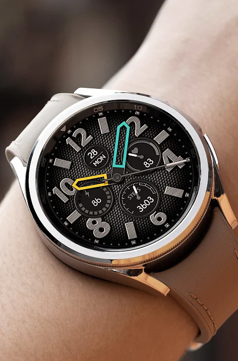 Vary Hands Graphite Watch Face screenshot