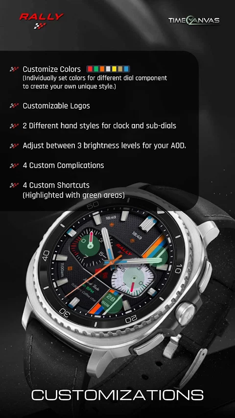 Rally : Racing Watch Face screenshot