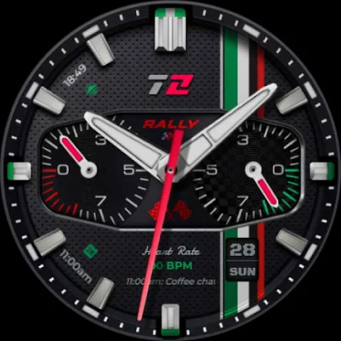 Rally : Racing Watch Face screenshot