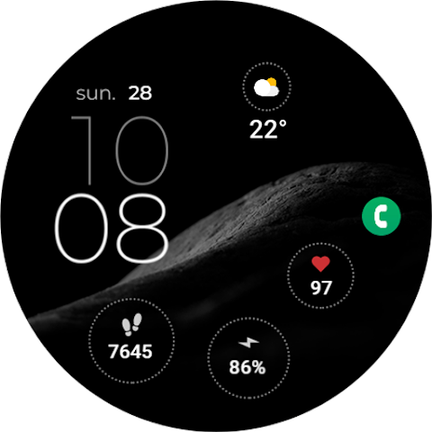 TVV Minimal 3 Watch Face screenshot