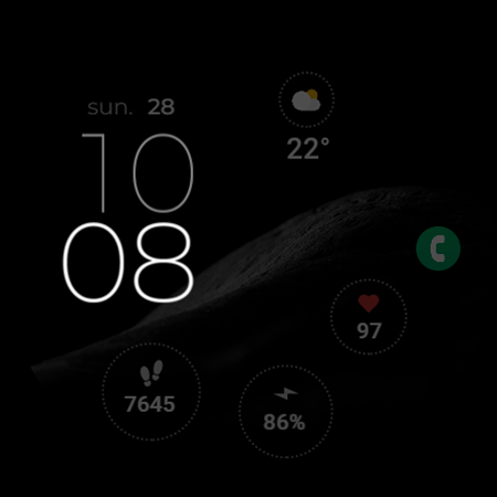 TVV Minimal 3 Watch Face screenshot