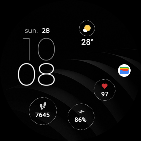 TVV Minimal 3 Watch Face screenshot