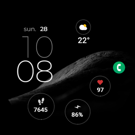 TVV Minimal 3 Watch Face screenshot