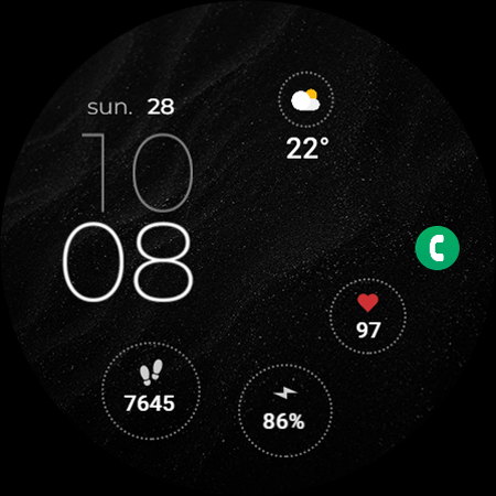 TVV Minimal 3 Watch Face screenshot