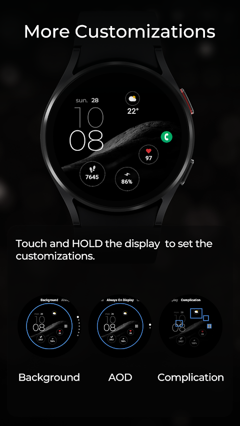 TVV Minimal 3 Watch Face screenshot
