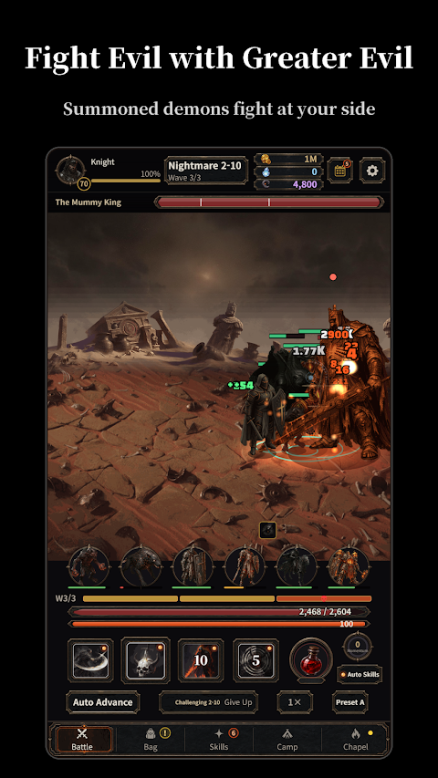Demon Summoner Idle: Dark RPG screenshot