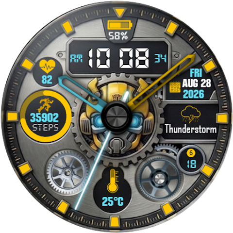 Bumble B1 Watch Face screenshot