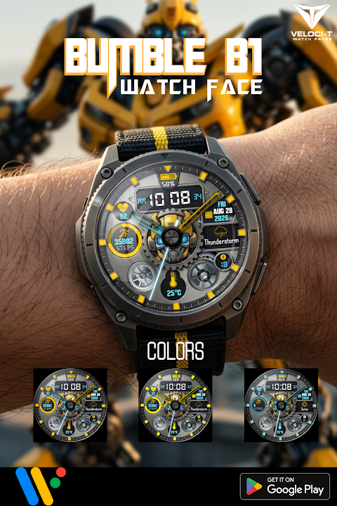 Bumble B1 Watch Face screenshot