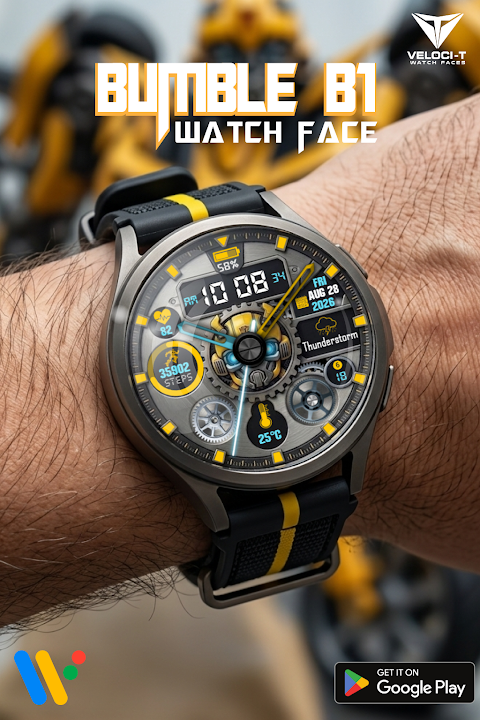 Bumble B1 Watch Face screenshot