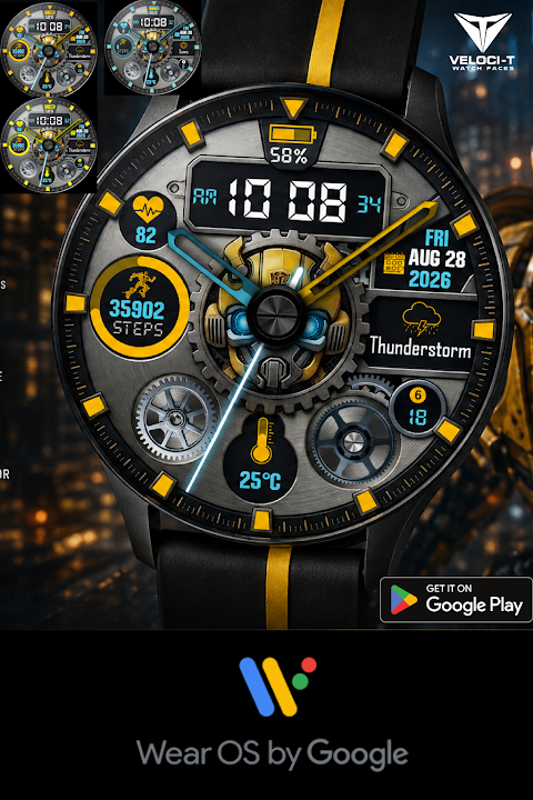 Bumble B1 Watch Face screenshot