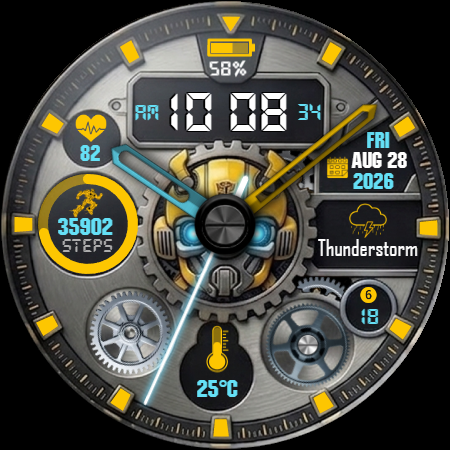 Bumble B1 Watch Face screenshot