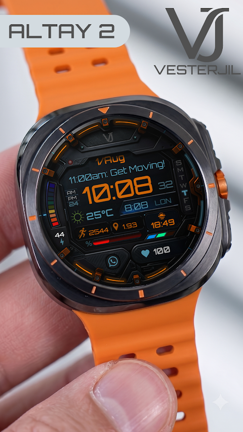 VJ ALTAY 2 Digital Watch Face screenshot