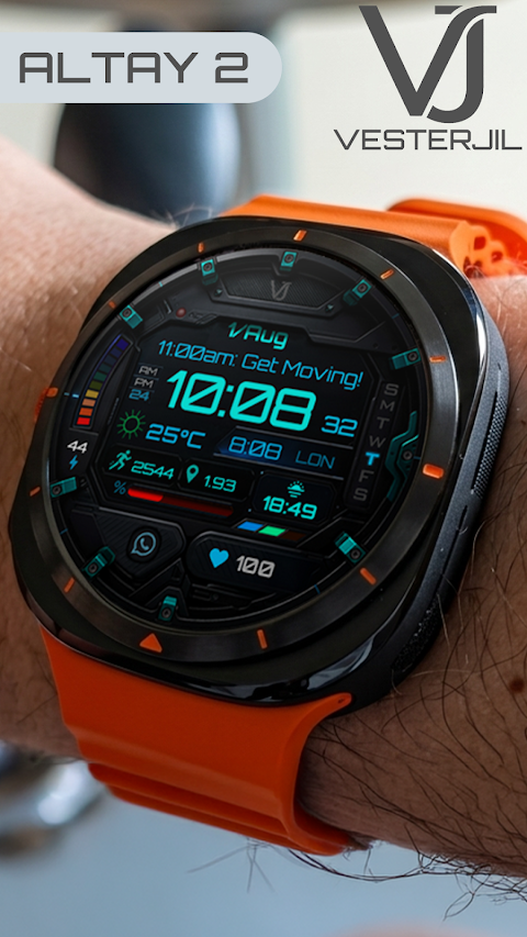 VJ ALTAY 2 Digital Watch Face screenshot