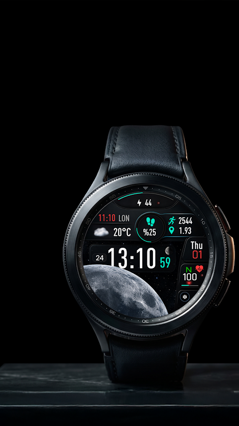 VJ-ASTERION DIGITAL WATCH FACE screenshot