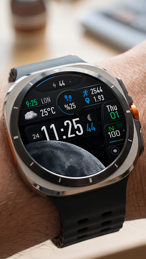 VJ-ASTERION DIGITAL WATCH FACE screenshot