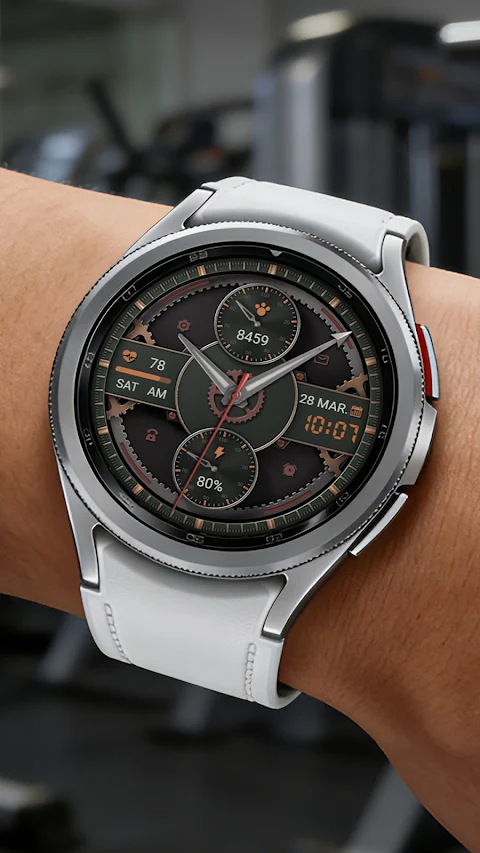 ZKin Watch Face Agate Orange screenshot