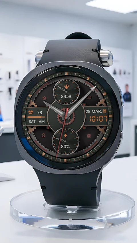 ZKin Watch Face Agate Orange screenshot