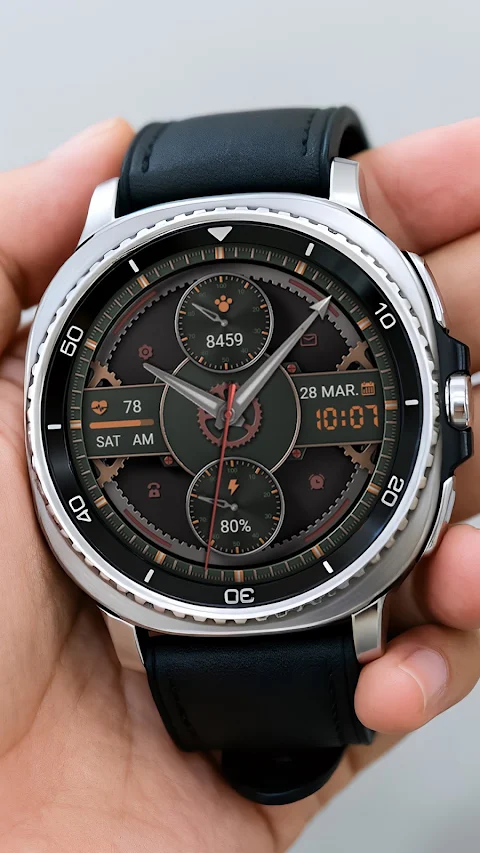 ZKin Watch Face Agate Orange screenshot
