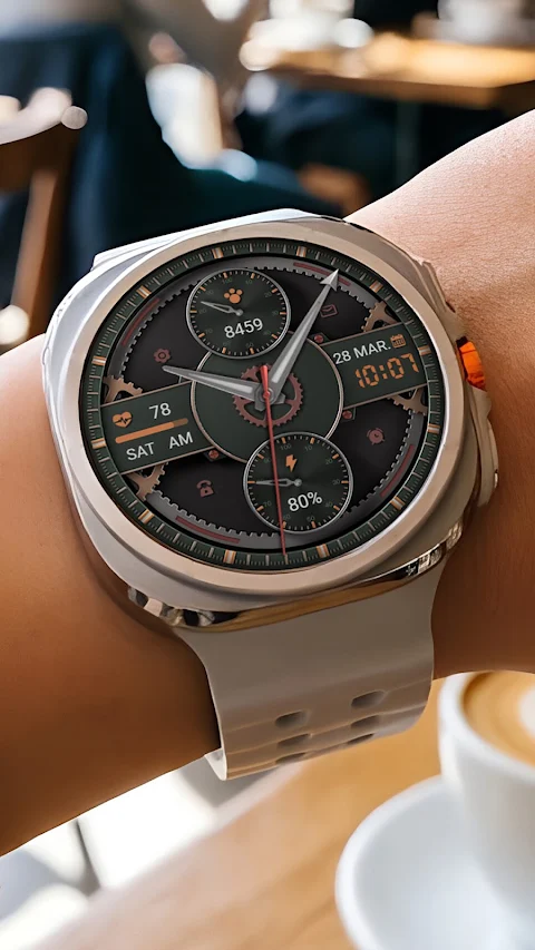 ZKin Watch Face Agate Orange screenshot