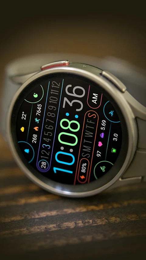 ZKin Watch Color Line Data screenshot