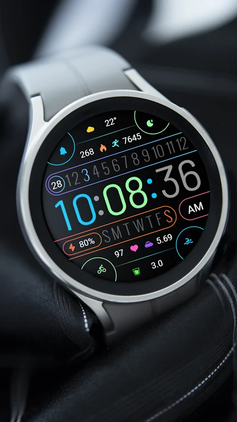 ZKin Watch Color Line Data screenshot
