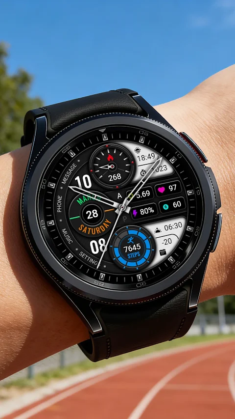 Layered Component ZKin Watch screenshot