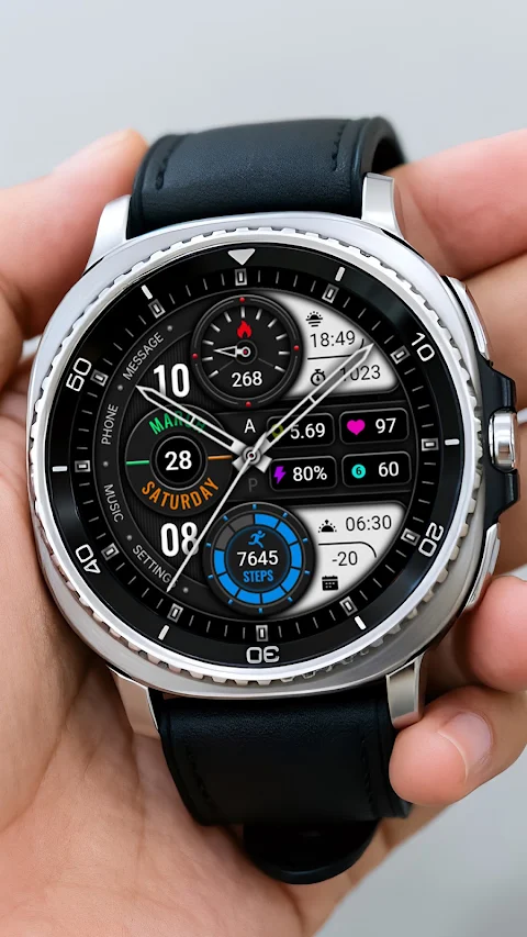Layered Component ZKin Watch screenshot