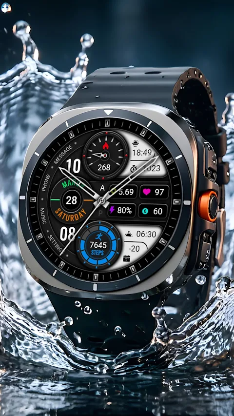 Layered Component ZKin Watch screenshot