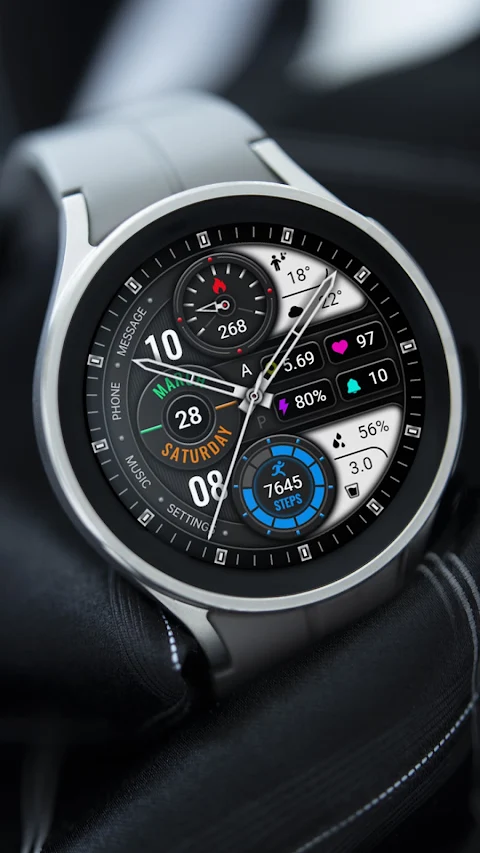 Layered Component ZKin Watch screenshot