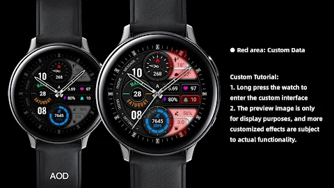 Layered Component ZKin Watch screenshot