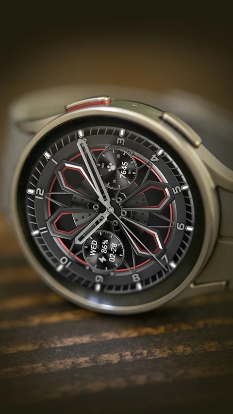 Mechanical Wheel For Wear OS screenshot