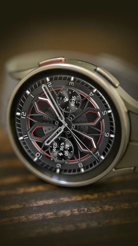 Mechanical Wheel For Wear OS screenshot