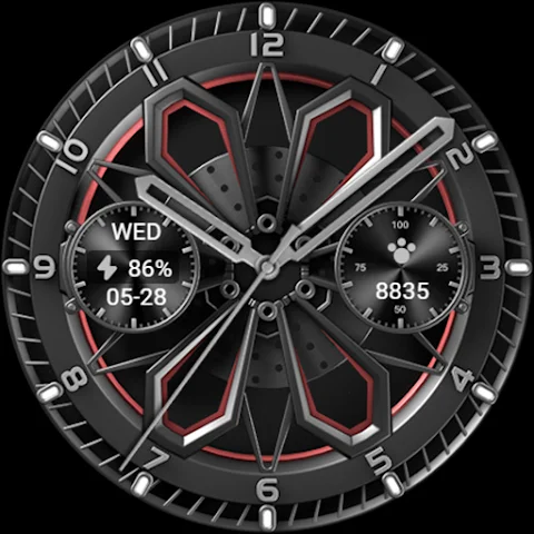 Mechanical Wheel For Wear OS screenshot