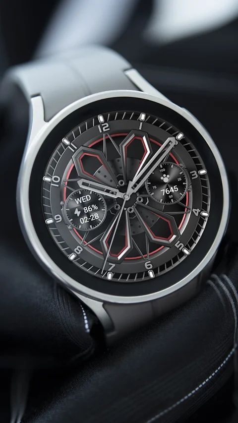 Mechanical Wheel For Wear OS screenshot