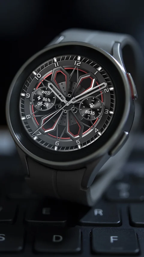 Mechanical Wheel For Wear OS screenshot