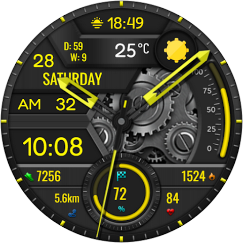Animated Sport Watch Face screenshot