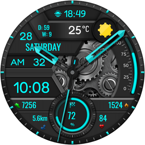Animated Sport Watch Face screenshot