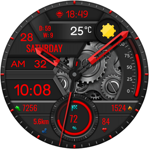 Animated Sport Watch Face screenshot