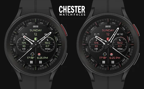 Chester Modern watch face screenshot