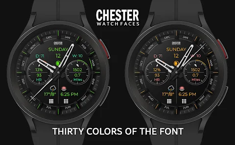 Chester Modern watch face screenshot