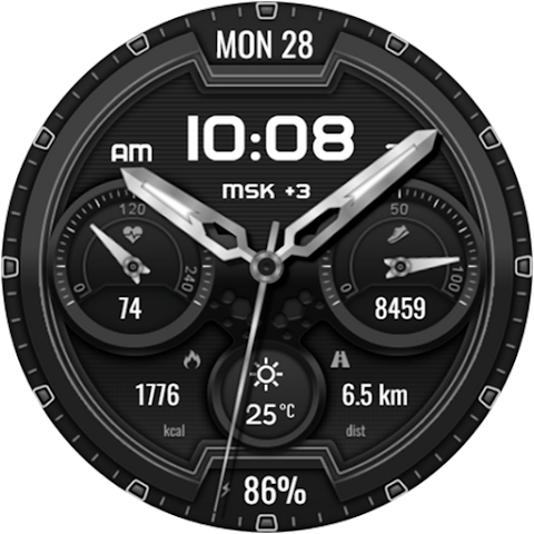 Hybrid Veltora Watch Face screenshot