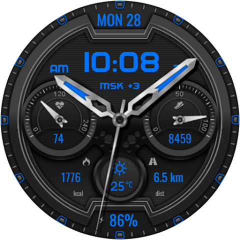 Hybrid Veltora Watch Face screenshot